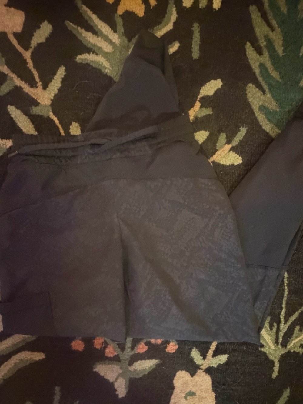EUC barco one reptile snake print navy scrub pants!